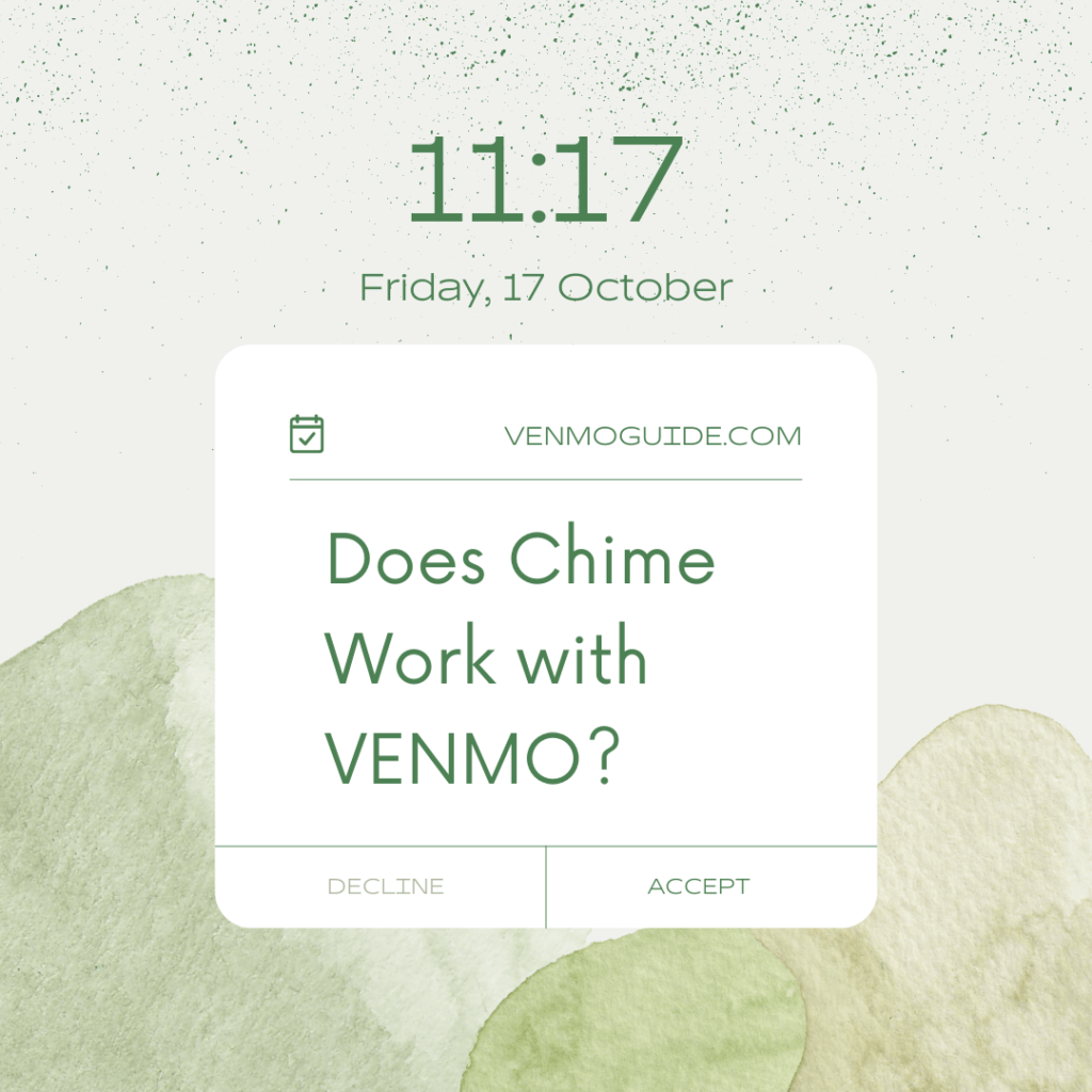 does chime work with venmo