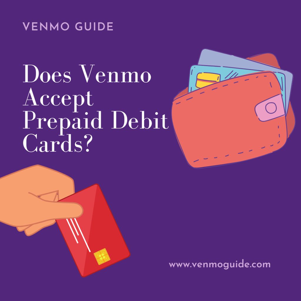 does venmo accept prepaid debit cards