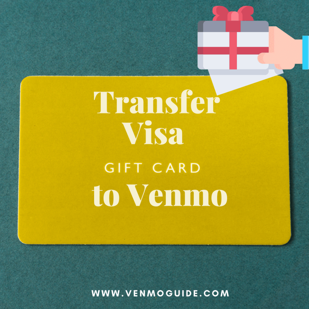 how to transfer visa gift card to venmo 
