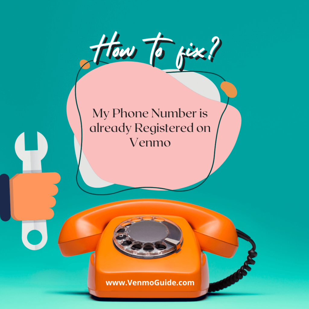 venmo phone number already registered