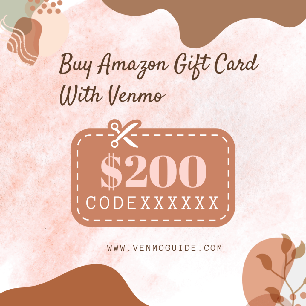 Buy Amazon Gift Card With Venmo
