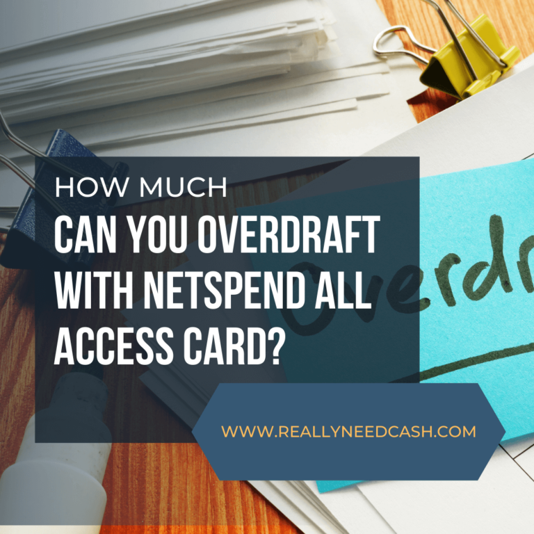 How Much Can you Overdraft With Netspend All Access Card Limit?