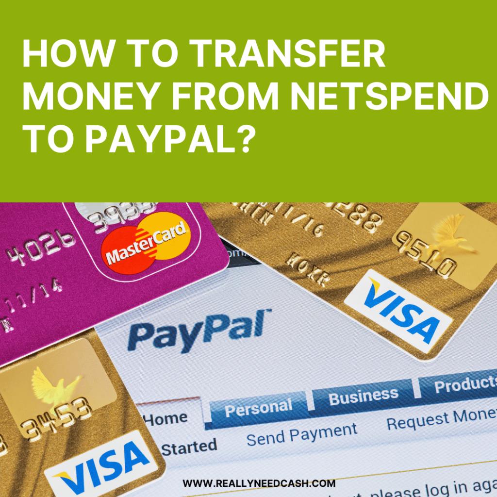 How to Transfer Money From Netspend to PayPal 