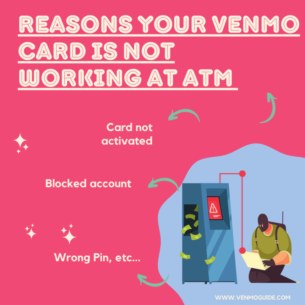 Venmo Card is Not Working at ATM 
